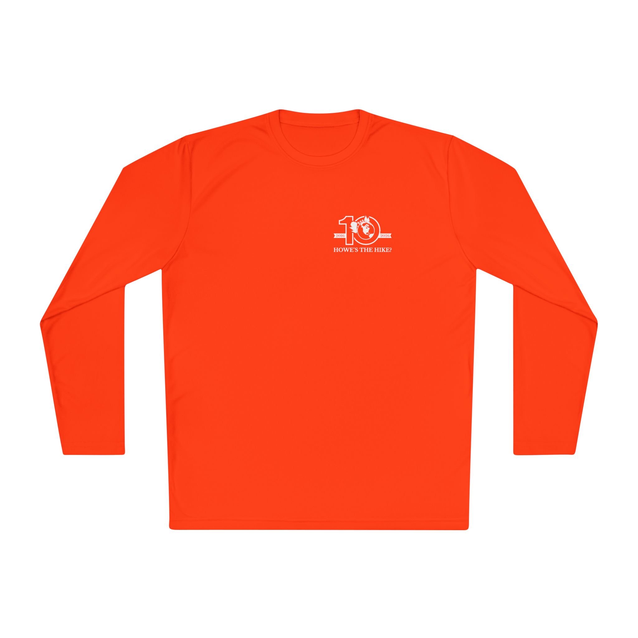 10th Anniversary "Stu Orange" Long Sleeve Moisture-Wicking Hiking Shirt - Stu Orange
